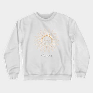 Cancer Zodiac Design Crewneck Sweatshirt